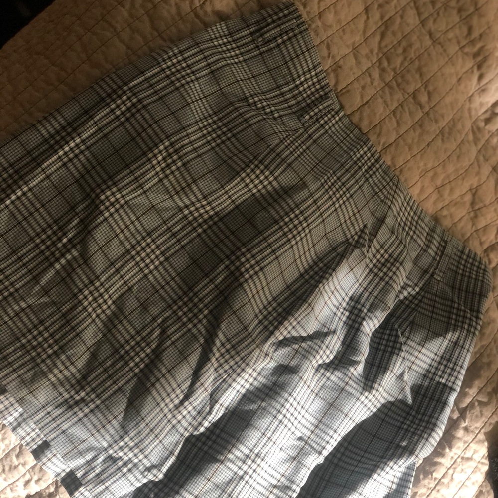 Plaid mini skirt from gap